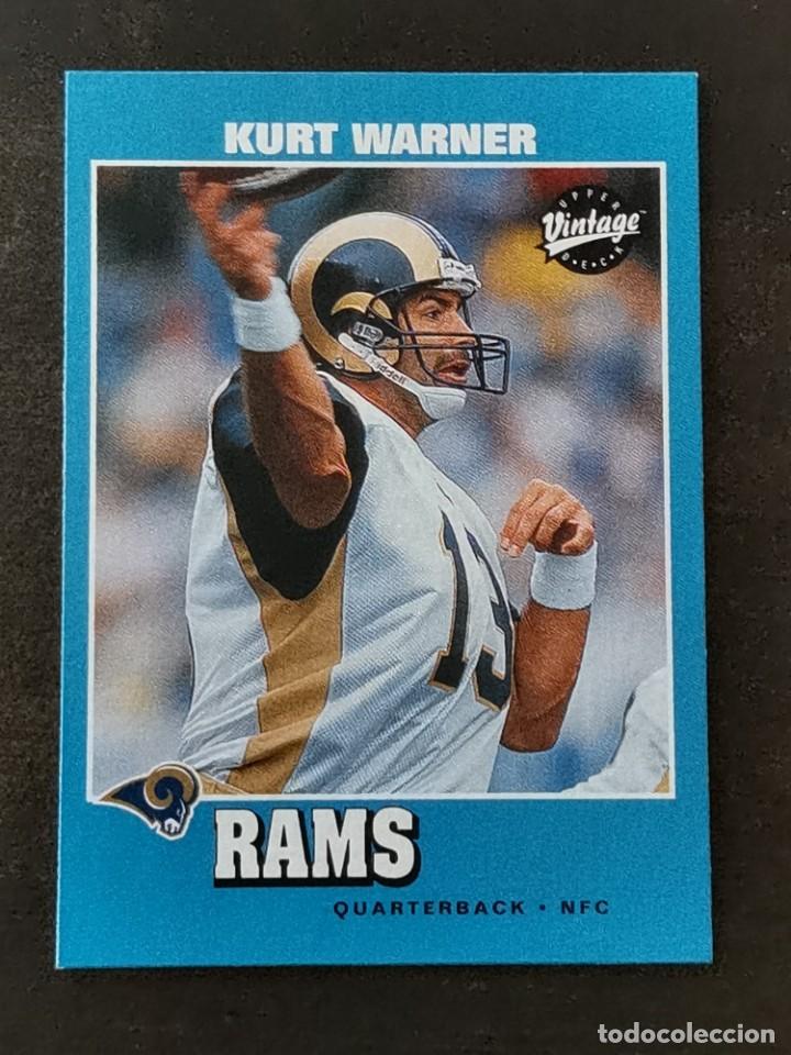 Coleccionismo deportivo: Upper Deck Vintage 2001 #139 Kurt Warner St. Louis Rams NFL Card