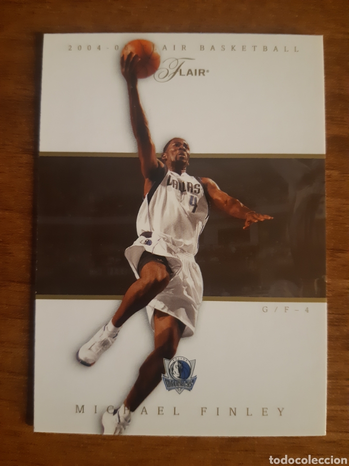 Coleccionismo deportivo: N&deg;23 Michael Finley (Mavericks) NBA FLAIR BASKETBALL 2004-05 FLEER. NUEVO