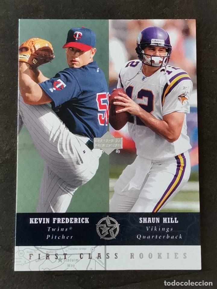 Coleccionismo deportivo: Upper Deck Superstars 2003 First Class Rookies #279 Shaun Hill Minnesota Vikings NFL Card
