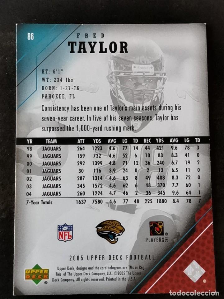 Fred Taylor - Jacksonville Jaguars (NFL Football Card) 2005 Upper Deck –  PictureYourDreams