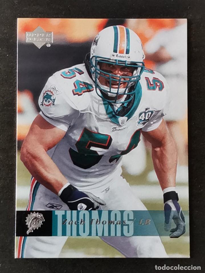 upper deck football 2006 #106 zach thomas miami - Buy Collectible stickers  of other sports on todocoleccion