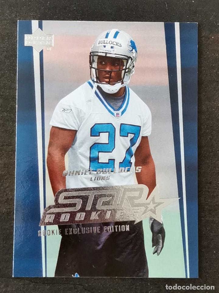 Coleccionismo deportivo: Upper Deck Football 2006 Star Rookies #237 Daniel Bullocks Detroit Lions NFL Card