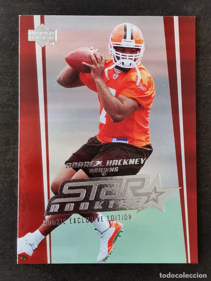 Coleccionismo deportivo: Upper Deck Football 2006 Star Rookies #239 Darrell Hackney Cleveland Browns NFL Card