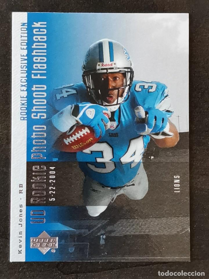 Collezionismo sportivo: Upper Deck Football 2006 Rookie Photo Shoot #PSF-KJ Kevin Jones Detroit Lions NFL Card