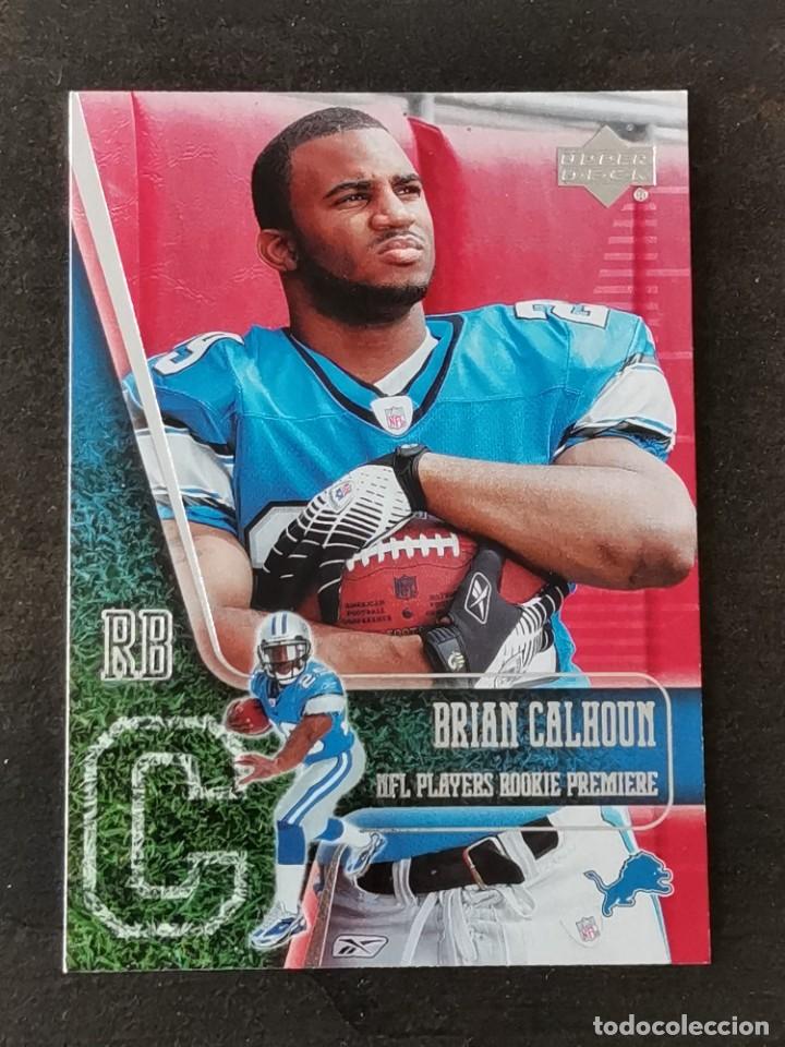 Collezionismo sportivo: Upper Deck Rookie Premier 2006 #3 Brian Calhoun Detroit Lions NFL Card