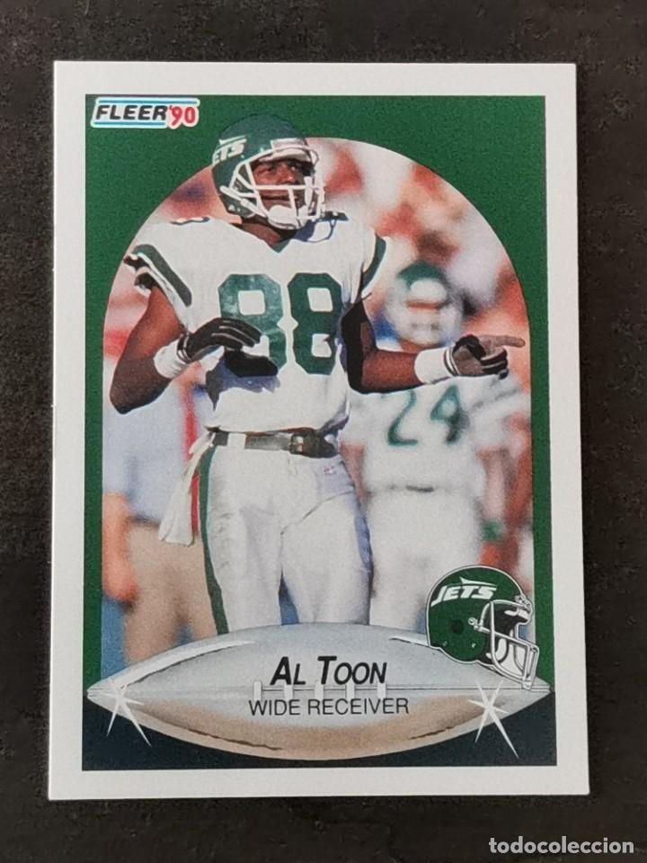 fleer football 1990 #369 al toon new york jets - Buy Collectible