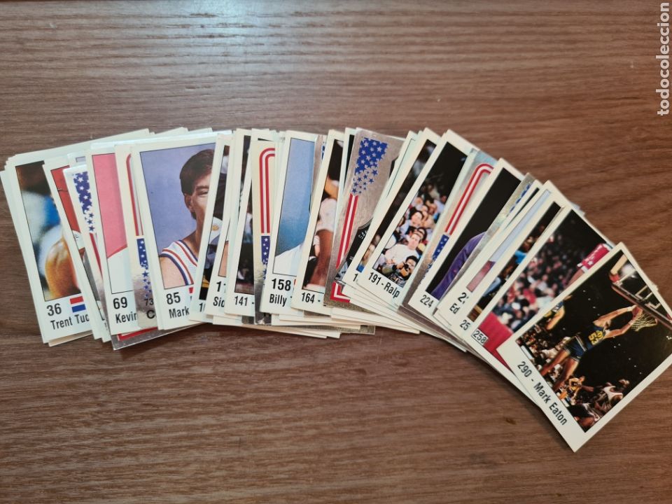 Coleccionismo deportivo: PANINI BASKET NBA 89 LOTE DE 70 CROMOS NUNCA PEGADOS TODOS DISTINTOS