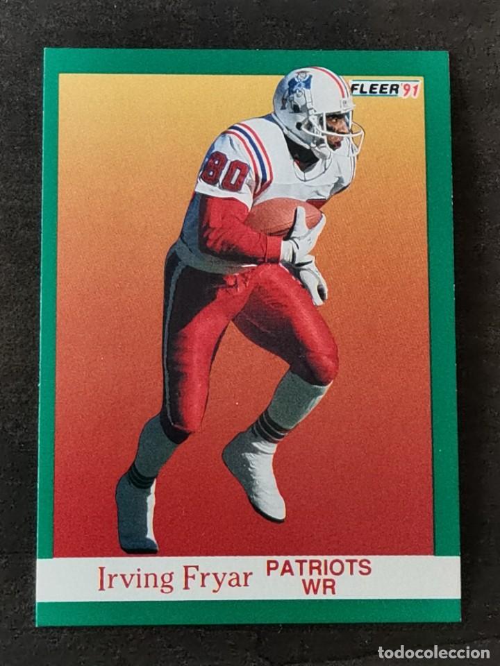 Colecionismo desportivo: Fleer Football 1991 #137 Irving Fryar New England Patriots NFL Card