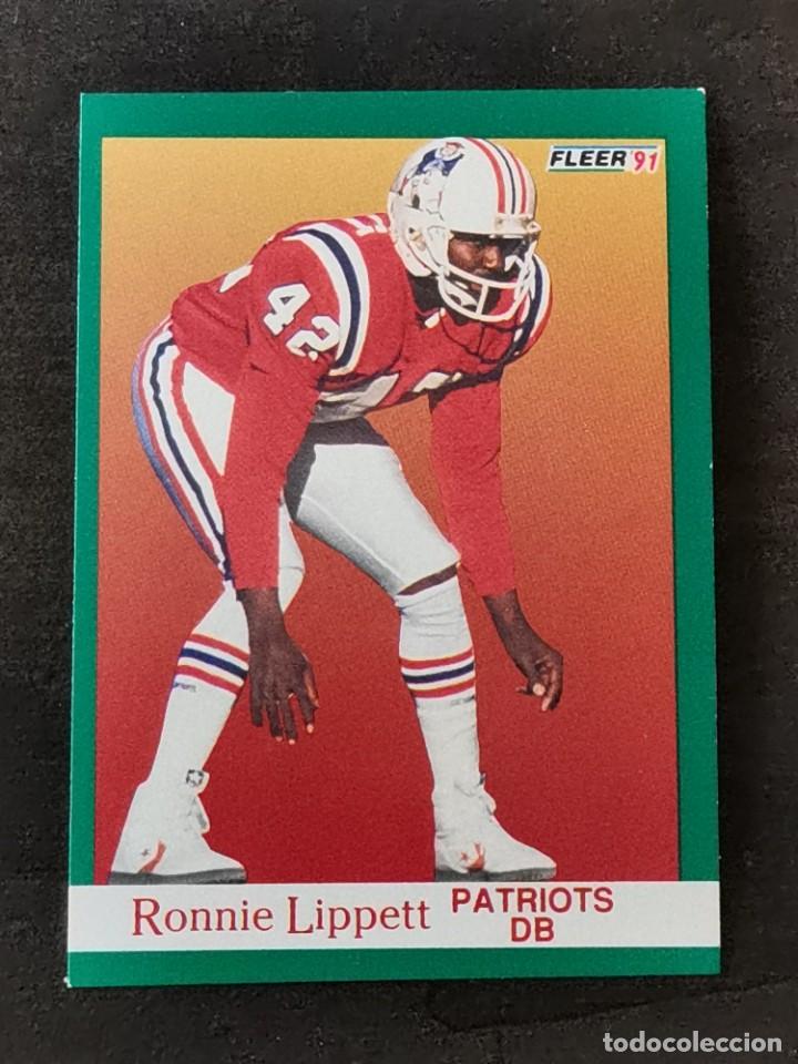 Sammelleidenschaft Sport: Fleer Football 1991 #141 Ronnie Lippett New England Patriots NFL Card