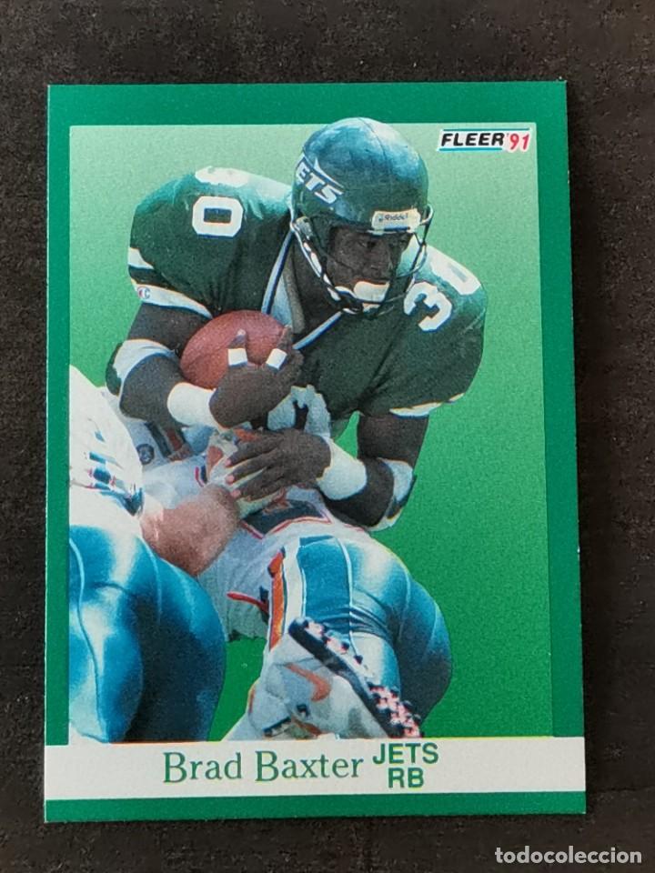 Sammelleidenschaft Sport: Fleer Football 1991 #147 Brad Baxter New York Jets NFL Card