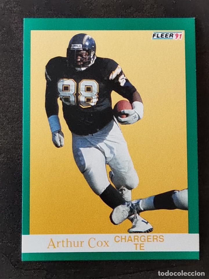 Sammelleidenschaft Sport: Fleer Football 1991 #174 Arthur Cox San Diego Chargers NFL Card