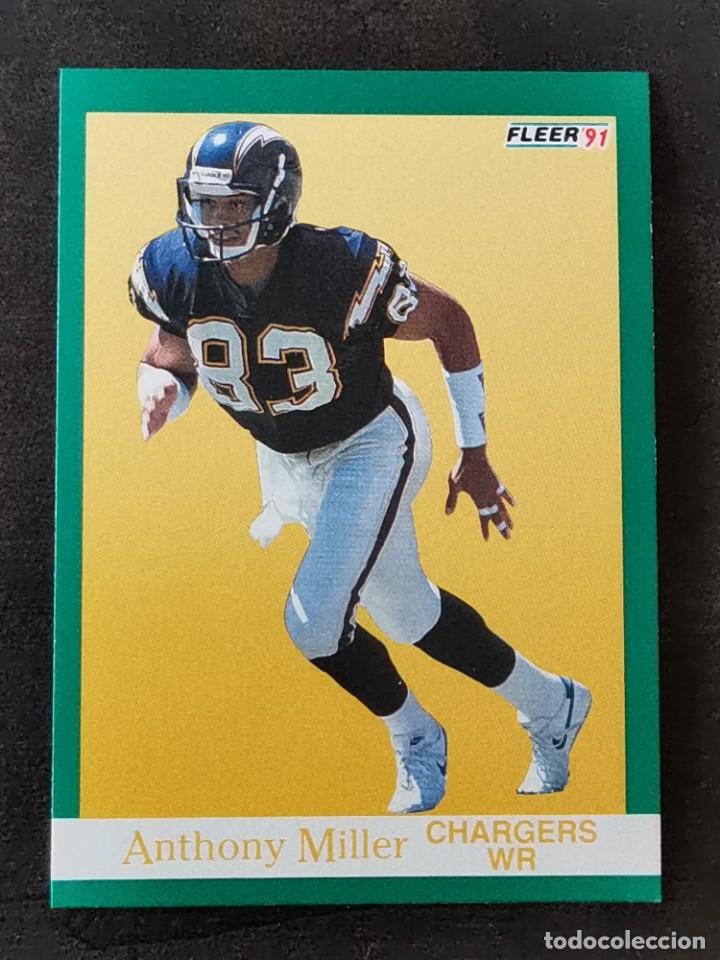 Colecionismo desportivo: Fleer Football 1991 #176 Anthony Miller San Diego Chargers NFL Card