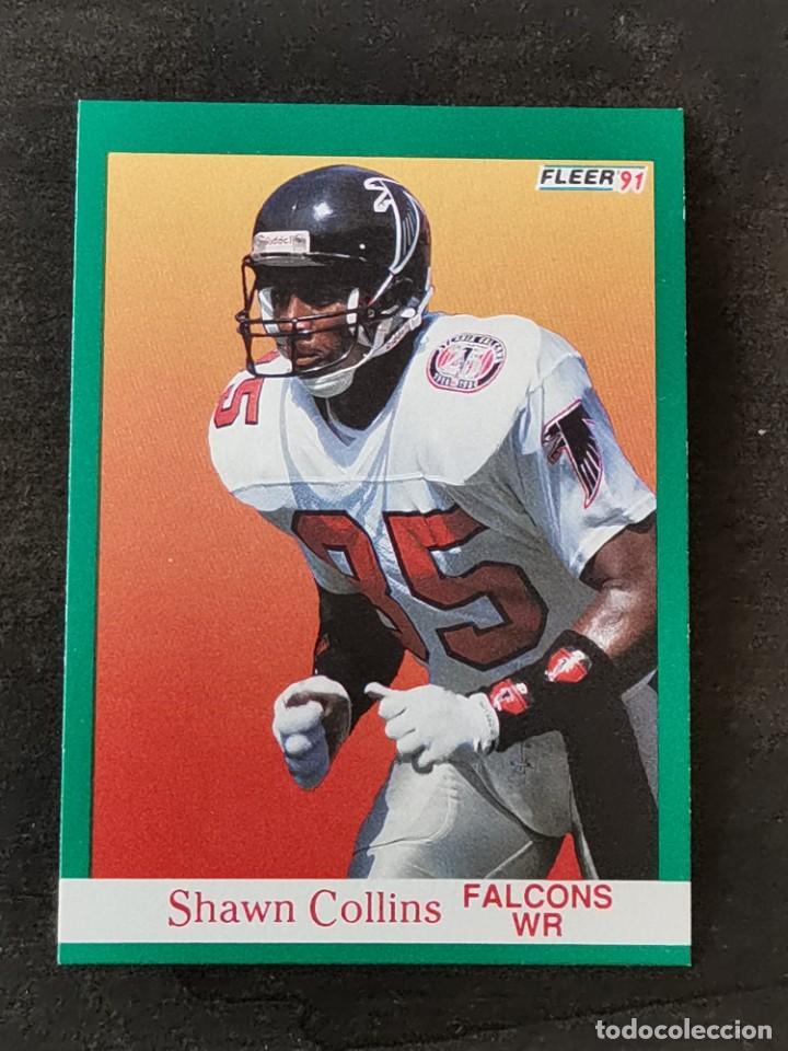 Sammelleidenschaft Sport: Fleer Football 1991 #198 Shawn Collins Atlanta Falcons NFL Card