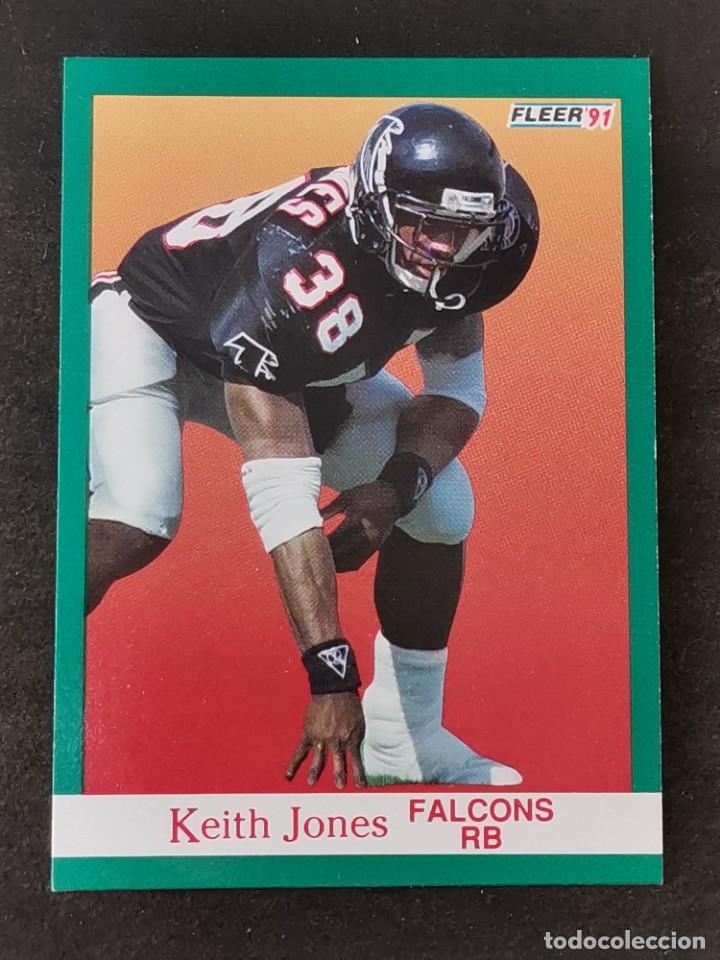 Sammelleidenschaft Sport: Fleer Football 1991 #204 Keith Jones Atlanta Falcons NFL Card