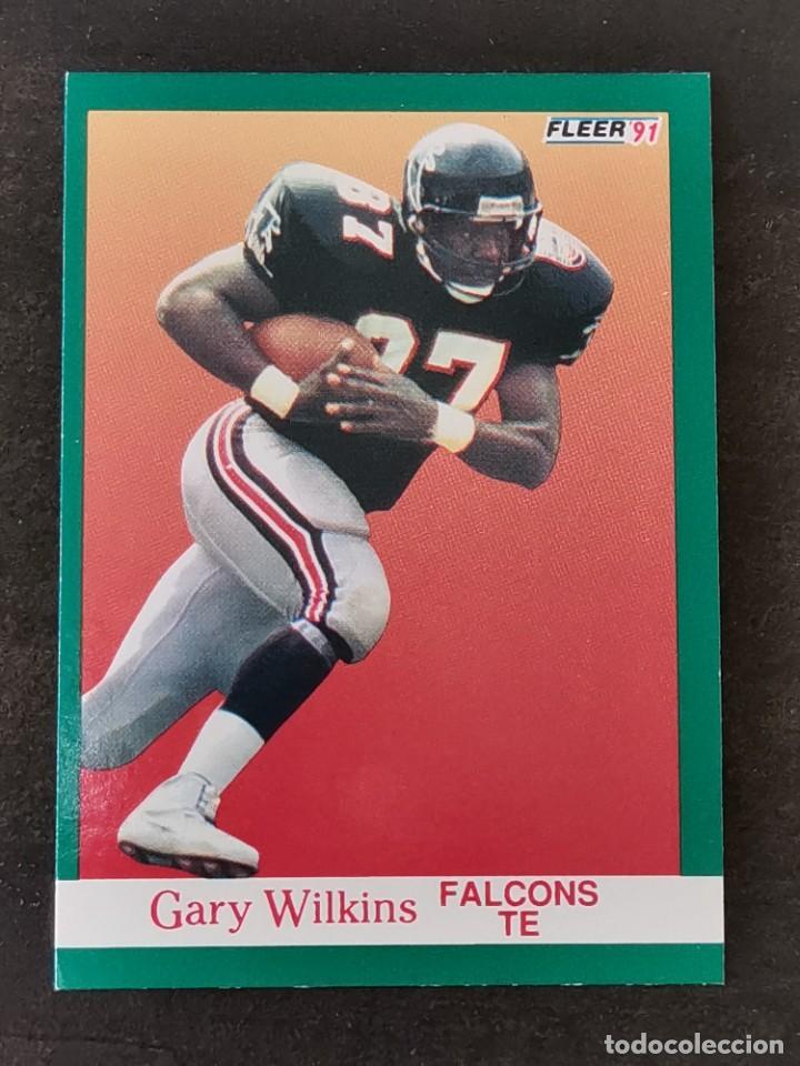 Sammelleidenschaft Sport: Fleer Football 1991 #211 Gary Wilkins Atlanta Falcons NFL Card