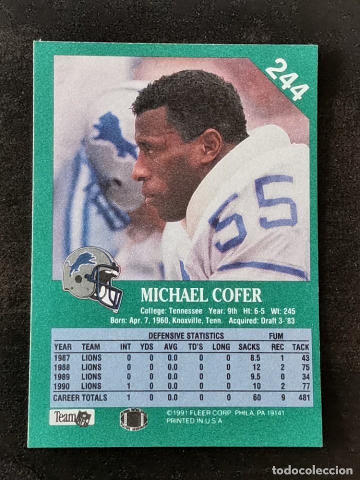 MIKE COFER - Line Backer - Detroit Lions - 12 Card Assorted Lot - 1484