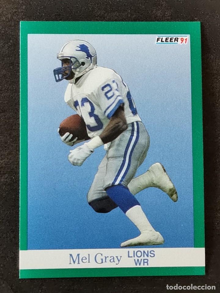 Sammelleidenschaft Sport: Fleer Football 1991 #245 Mel Gray Detroit Lions NFL Card