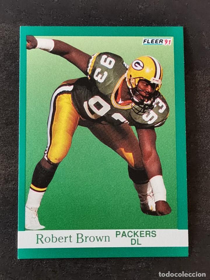 Fleer Football 1991 #250 Robert Brown Green Bay Packers NFL Card