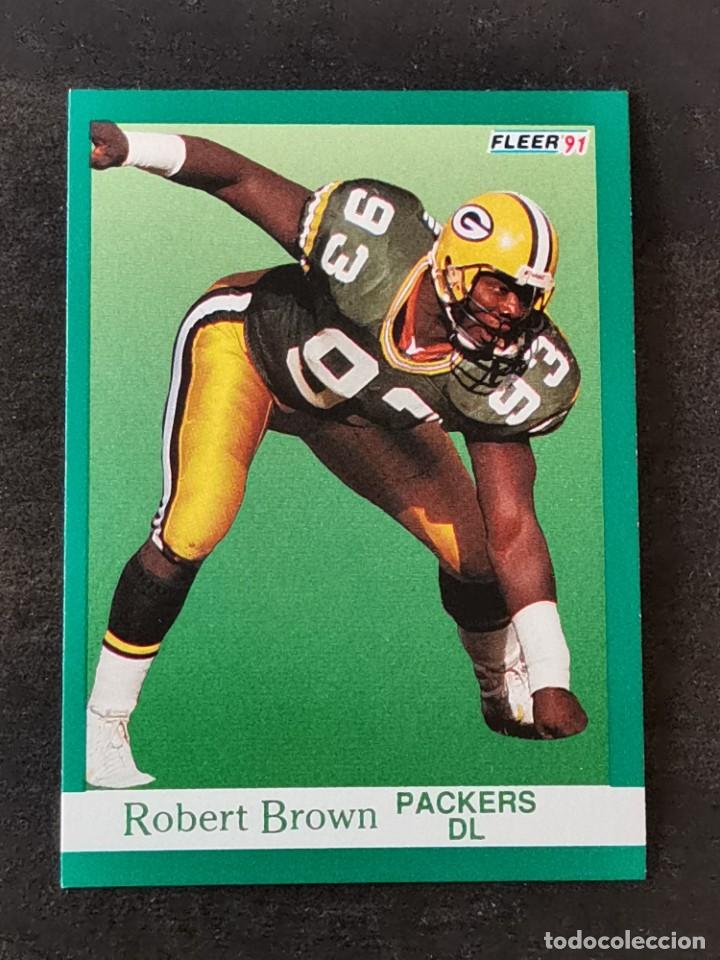 Collezionismo sportivo: Fleer Football 1991 #250 Robert Brown Green Bay Packers NFL Card