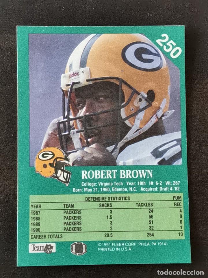 Fleer Football 1991 #250 Robert Brown Green Bay Packers NFL Card