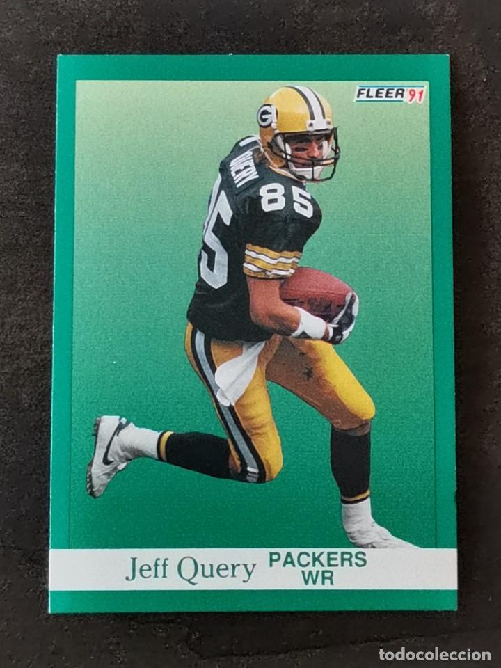 Colecionismo desportivo: Fleer Football 1991 #260 Jeff Query Green Bay Packers NFL Card