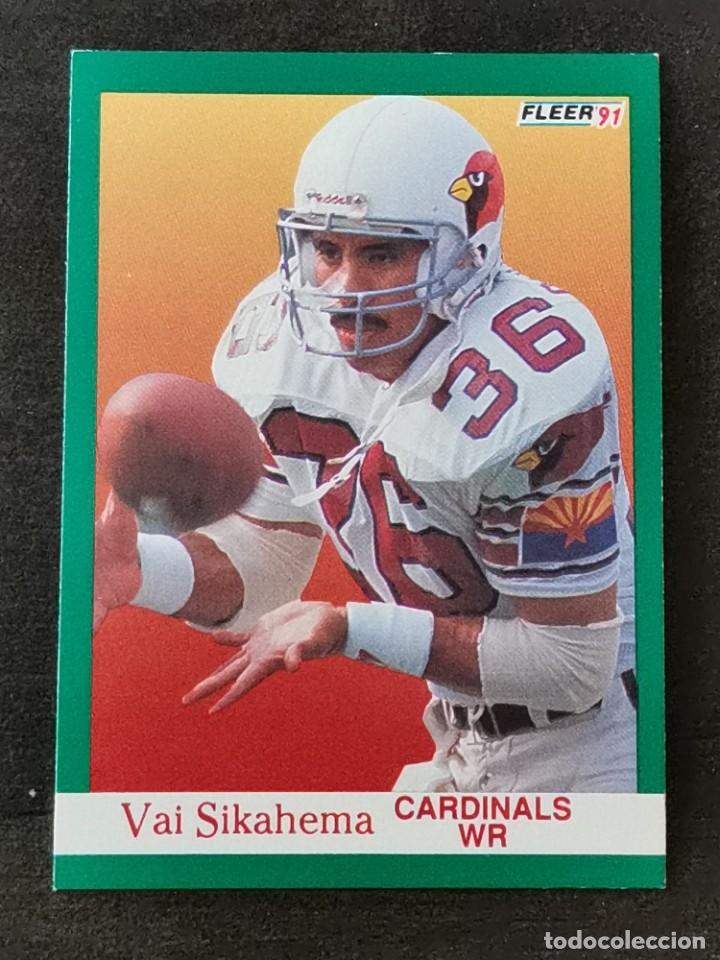 Sammelleidenschaft Sport: Fleer Football 1991 #349 Vai Sikahema Phoenix Cardinals NFL Card