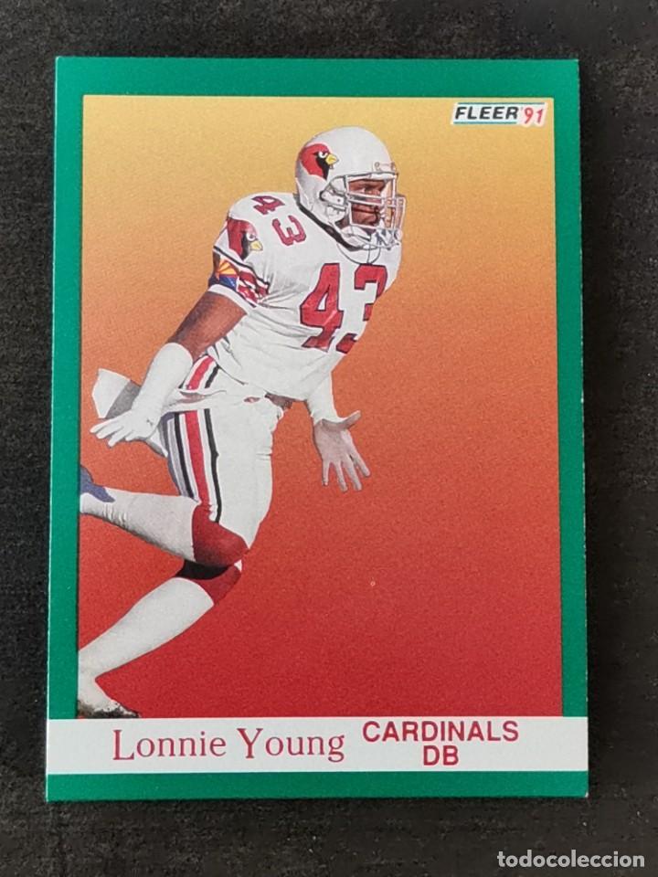 Sammelleidenschaft Sport: Fleer Football 1991 #351 Lonnie Young Phoenix Cardinals NFL Card