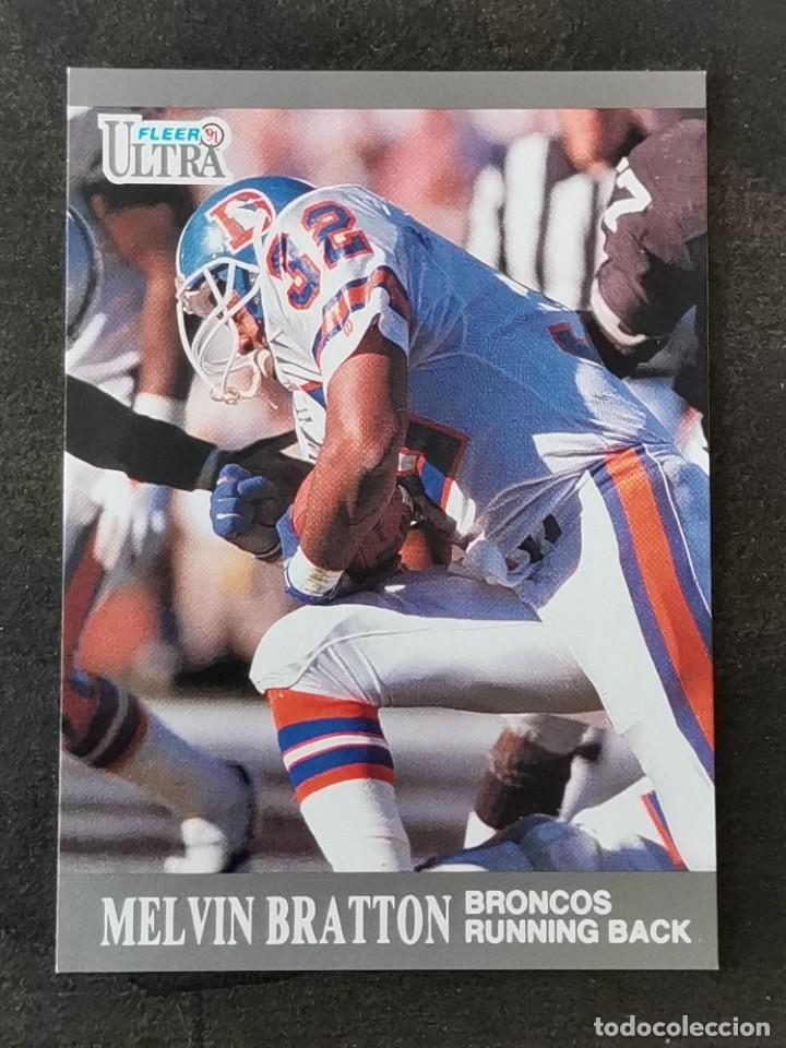 Sammelleidenschaft Sport: Fleer Ultra 1991 #34 Melvin Bratton Denver Broncos NFL Card