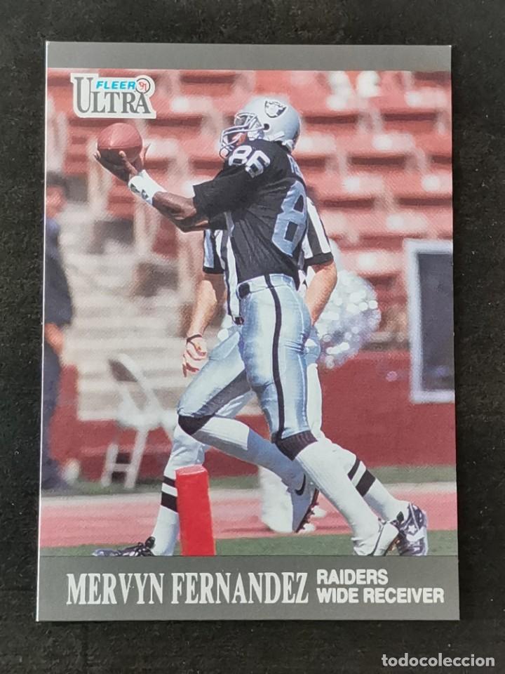 Sammelleidenschaft Sport: Fleer Ultra 1991 #78 Mervyn Fernandez Los Angeles Raiders NFL Card