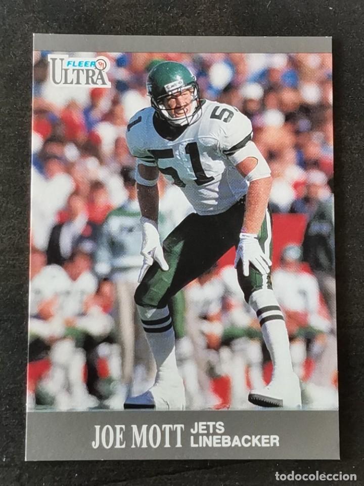 Sammelleidenschaft Sport: Fleer Ultra 1991 #105 Joe Mott New York Jets NFL Card