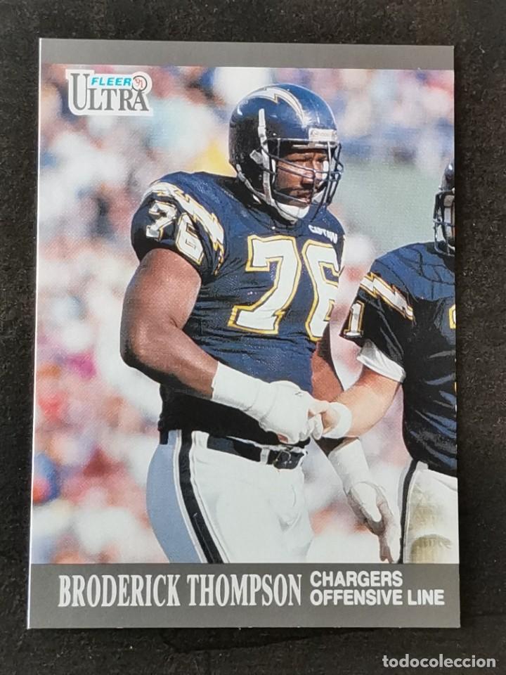 Sammelleidenschaft Sport: Fleer Ultra 1991 #130 Broderick Thompson San Diego Chargers NFL Card