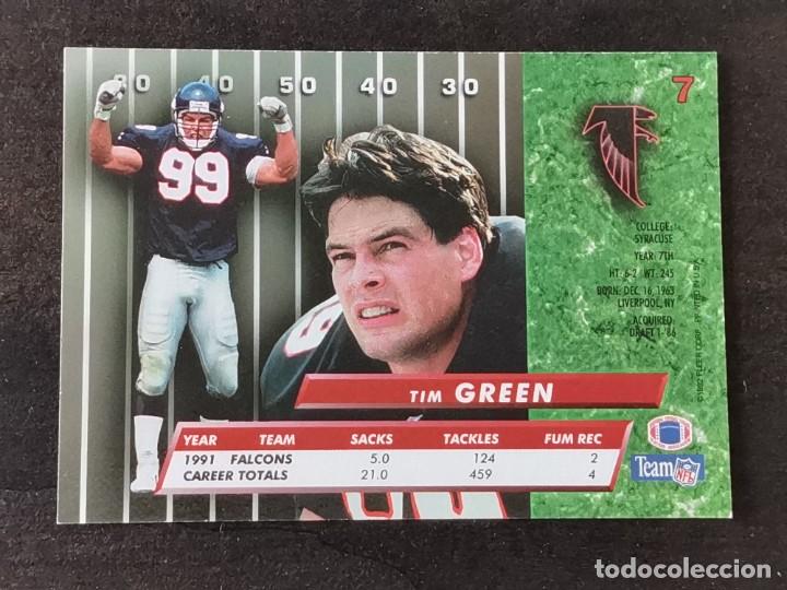 fleer ultra 1992 #7 tim green atlanta falcons n - Buy Collectible stickers  of other sports on todocoleccion