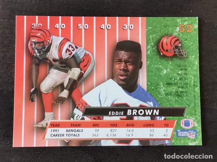 fleer ultra 1992 #52 eddie brown cincinnati ben - Buy Collectible stickers  of other sports on todocoleccion