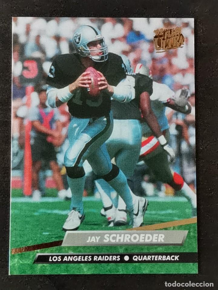 Collezionismo sportivo: Fleer Ultra 1992 #198 Jay Schroeder Los Angeles Raiders NFL Card