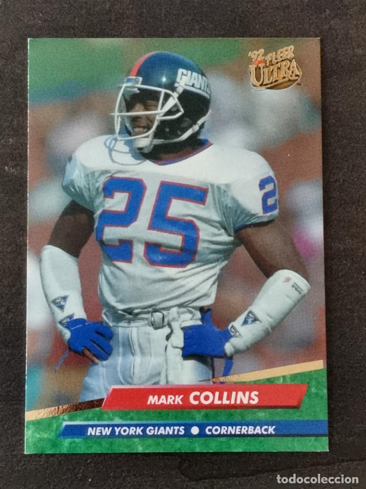 Collezionismo sportivo: Fleer Ultra 1992 #274 Mark Collins New York Giants NFL Card