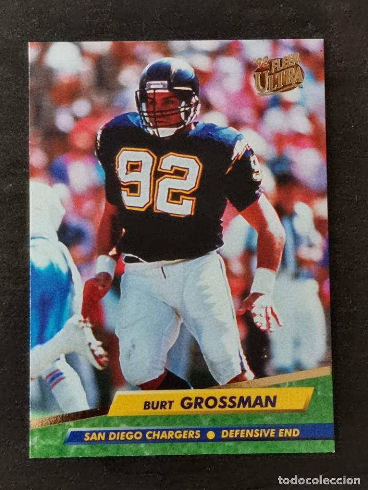 Collezionismo sportivo: Fleer Ultra 1992 #345 Burt Grossman San Diego Chargers NFL Card