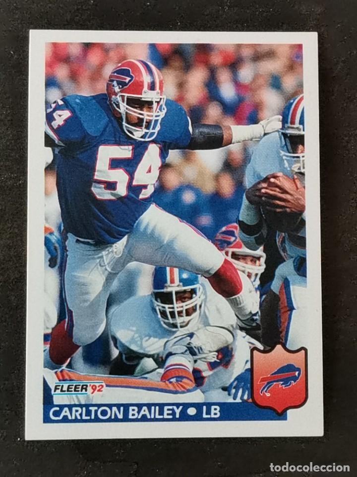 Collezionismo sportivo: Fleer Football 1992 #17 Carlton Bailey Buffalo Bills NFL Card