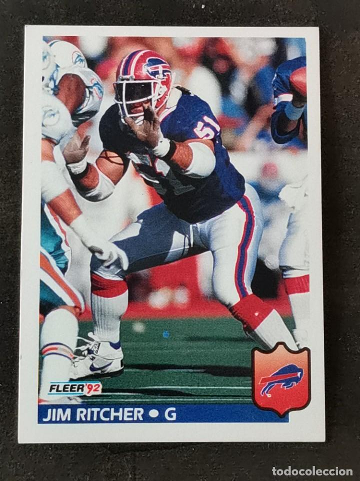 Collezionismo sportivo: Fleer Football 1992 #29 Jim Ritcher Buffalo Bills NFL Card