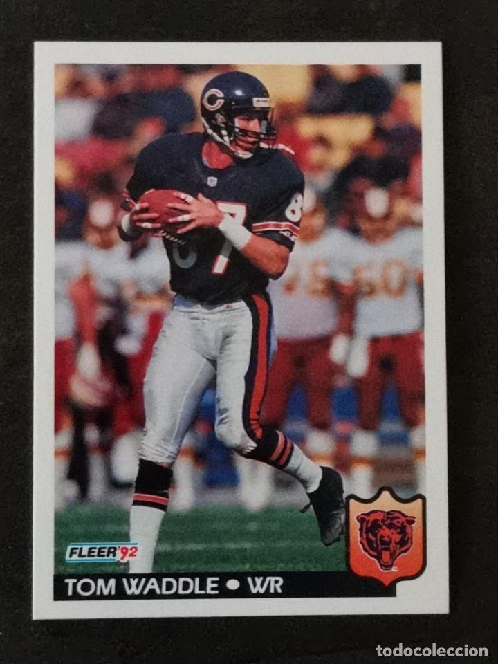 fleer football 1992 #50 tom waddle chicago bear - Buy Collectible