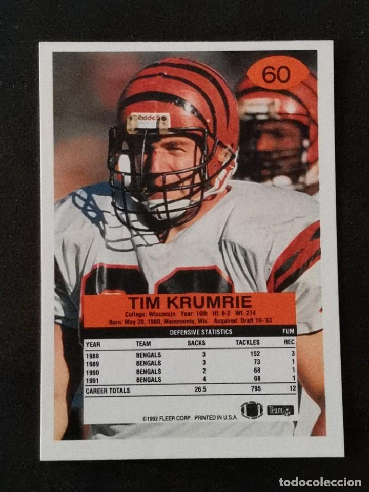 Tim Krumrie - Cincinnati Bengals (NFL Football Card) 1990 Fleer