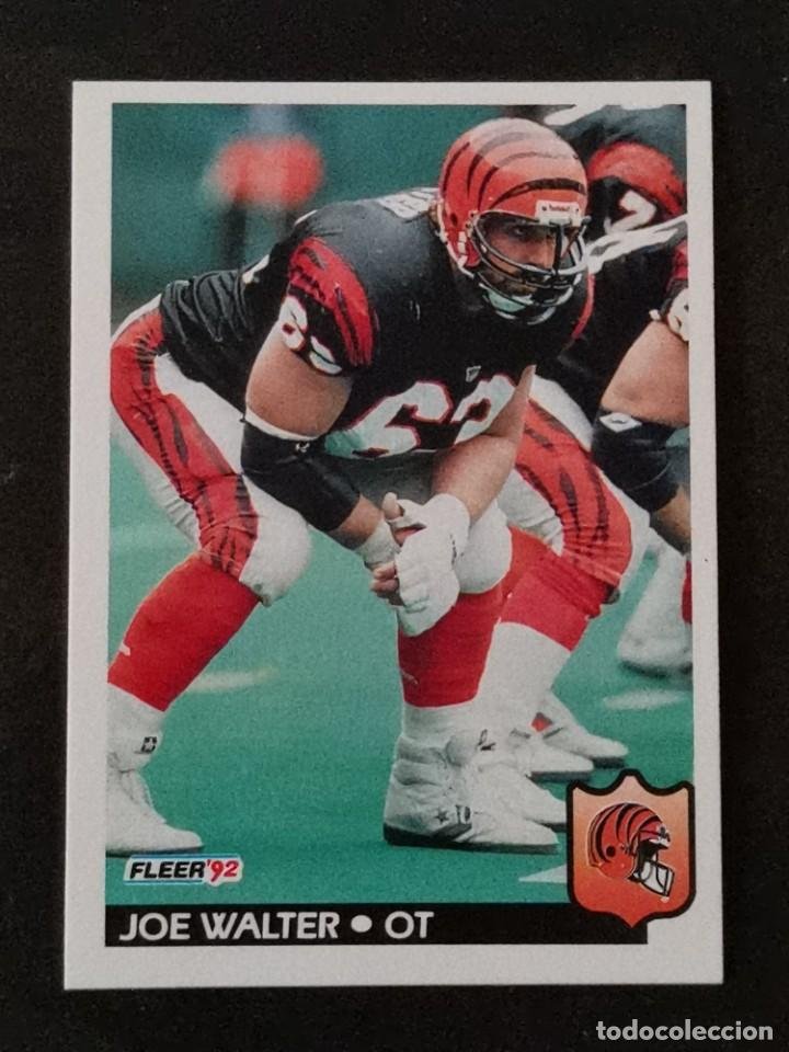 1992 Fleer #62 JOE WALTER RC Cincinnati Bengals ~E1E