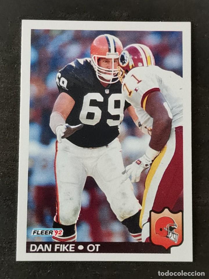 Collezionismo sportivo: Fleer Football 1992 #66 Dan Fike Cleveland Browns NFL Card