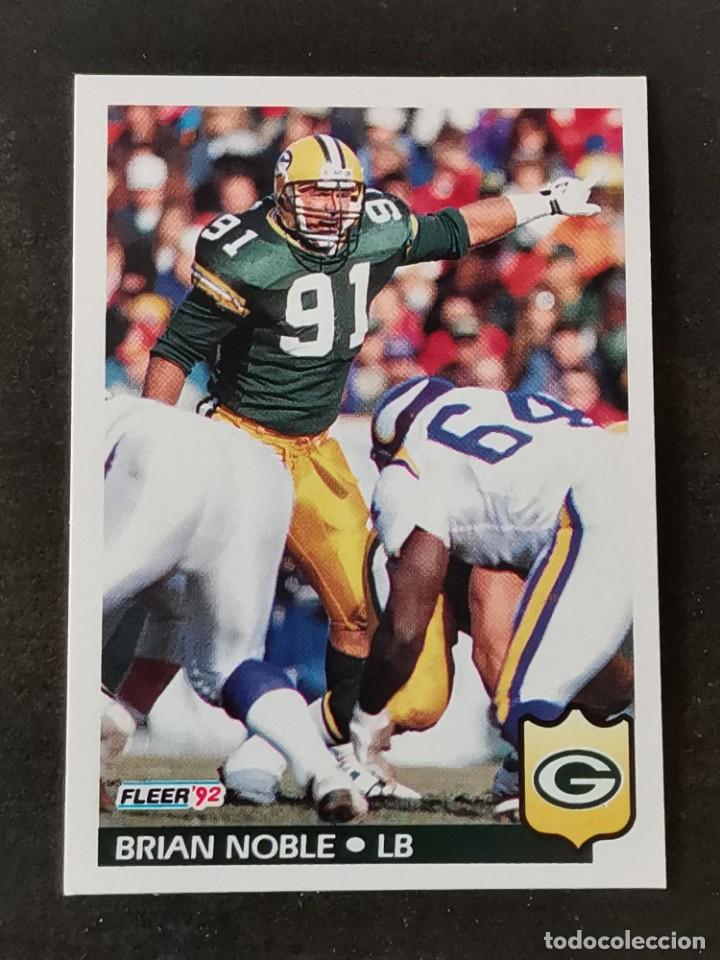 Collezionismo sportivo: Fleer Football 1992 #133 Brian Noble Green Bay Packers NFL Card