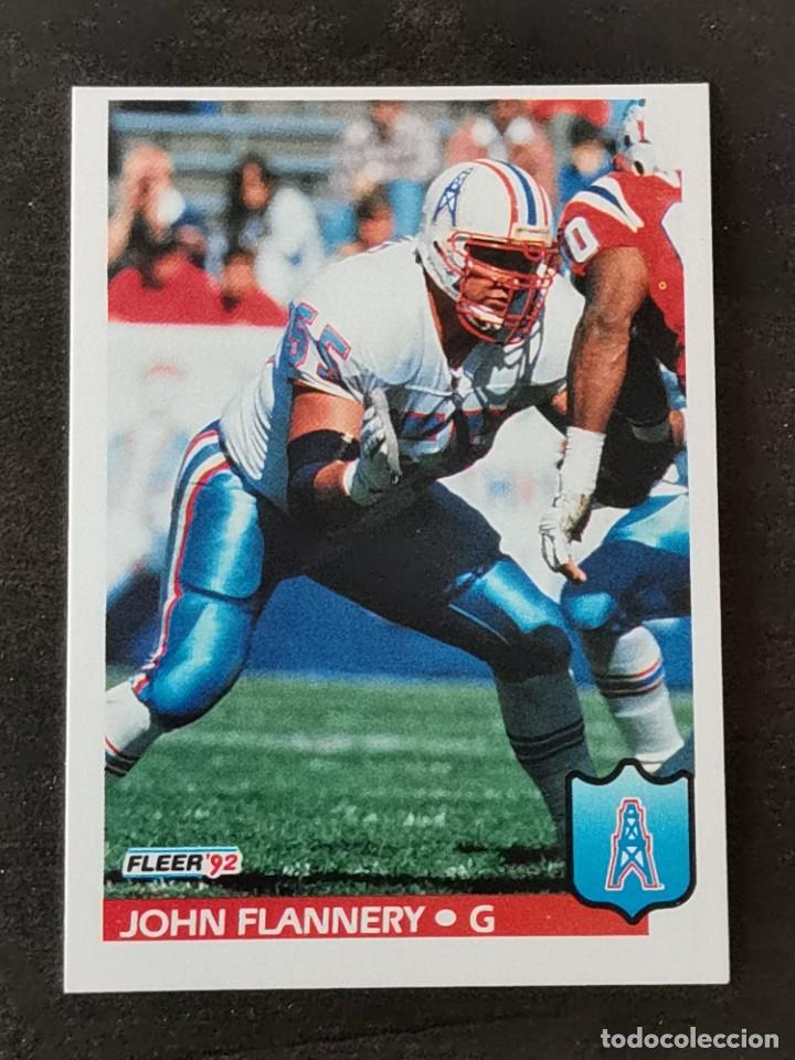 Collezionismo sportivo: Fleer Football 1992 #144 John Flannery Houston Oilers NFL Card