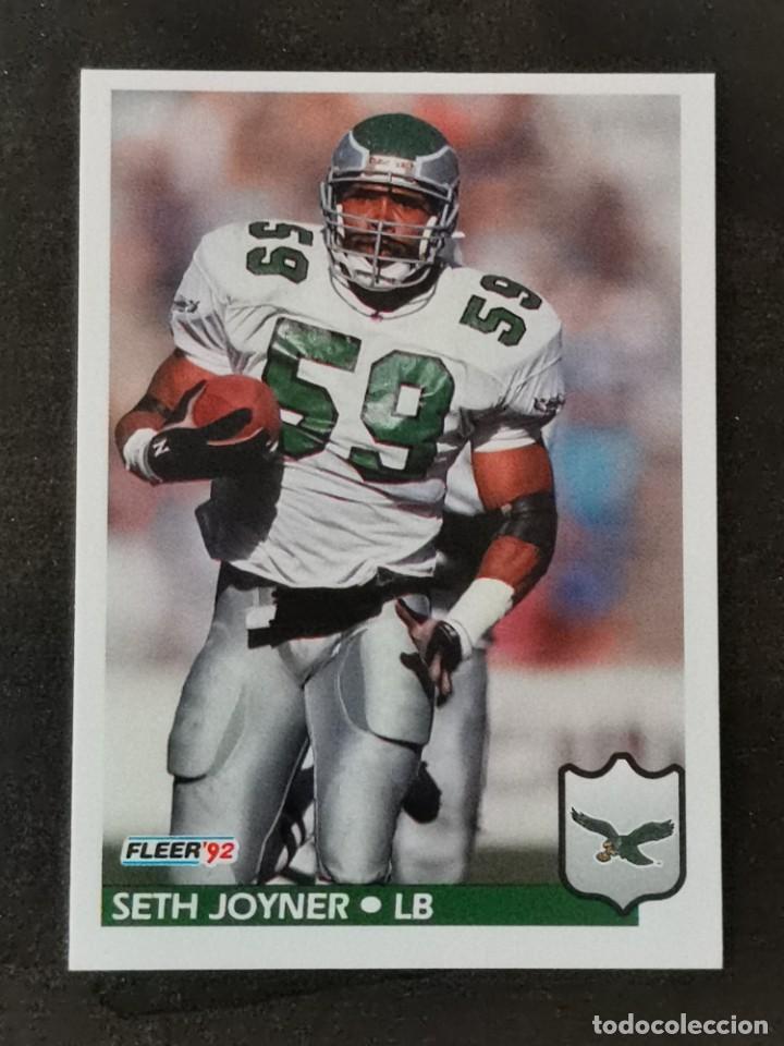 Colecionismo desportivo: Fleer Football 1992 #322 Seth Joyner Philadelphia Eagles NFL Card