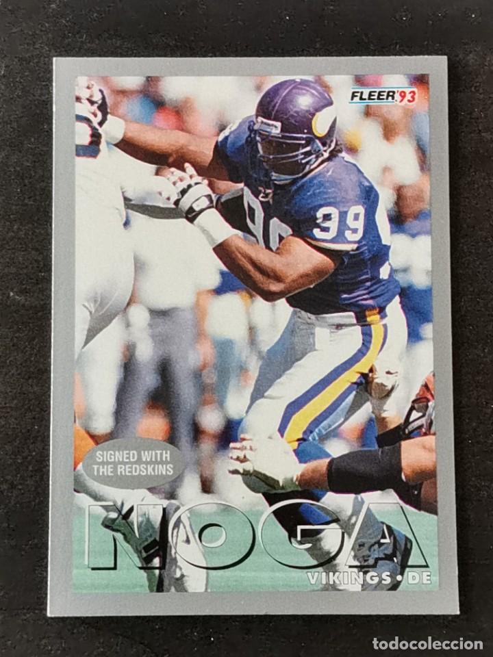 Colecionismo desportivo: Fleer Football 1993 #411 Al Noga Minnesota Vikings NFL Card