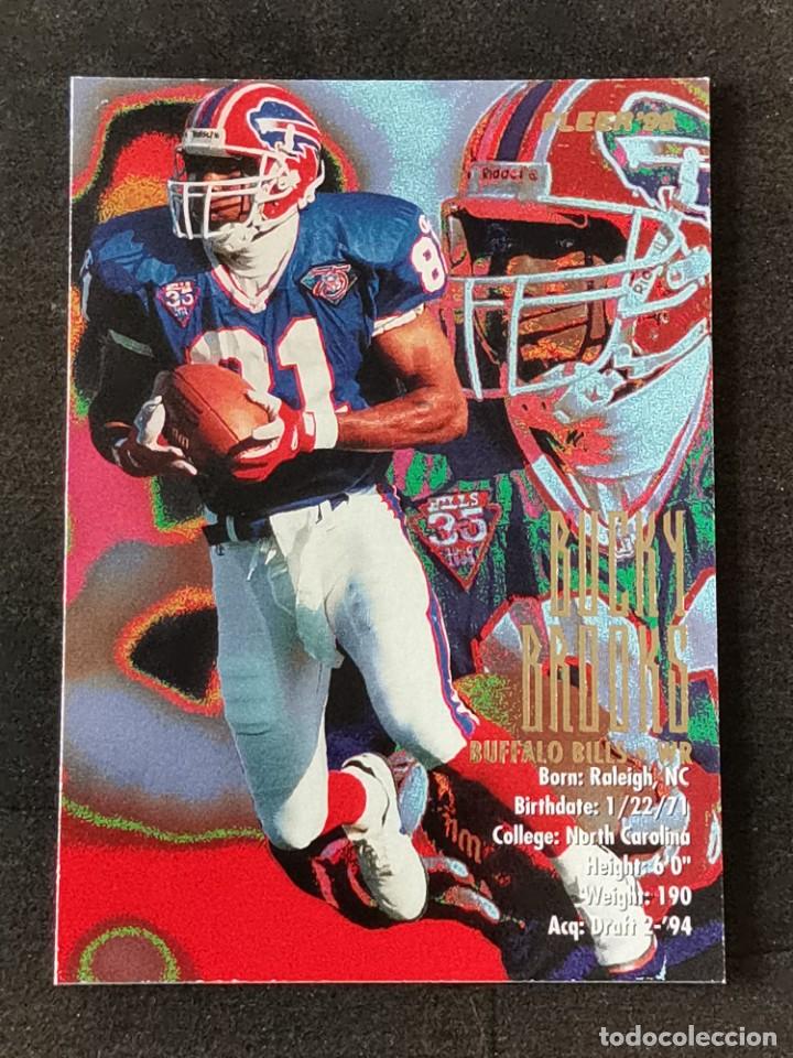Colecionismo desportivo: Fleer Football 1995 #29 Bucky Brooks Buffalo Bills NFL Card