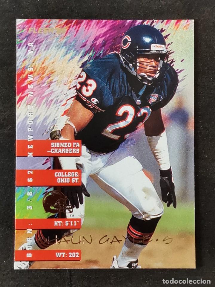 Colecionismo desportivo: Fleer Football 1995 #54 Shaun Gayle Chicago Bears NFL Card