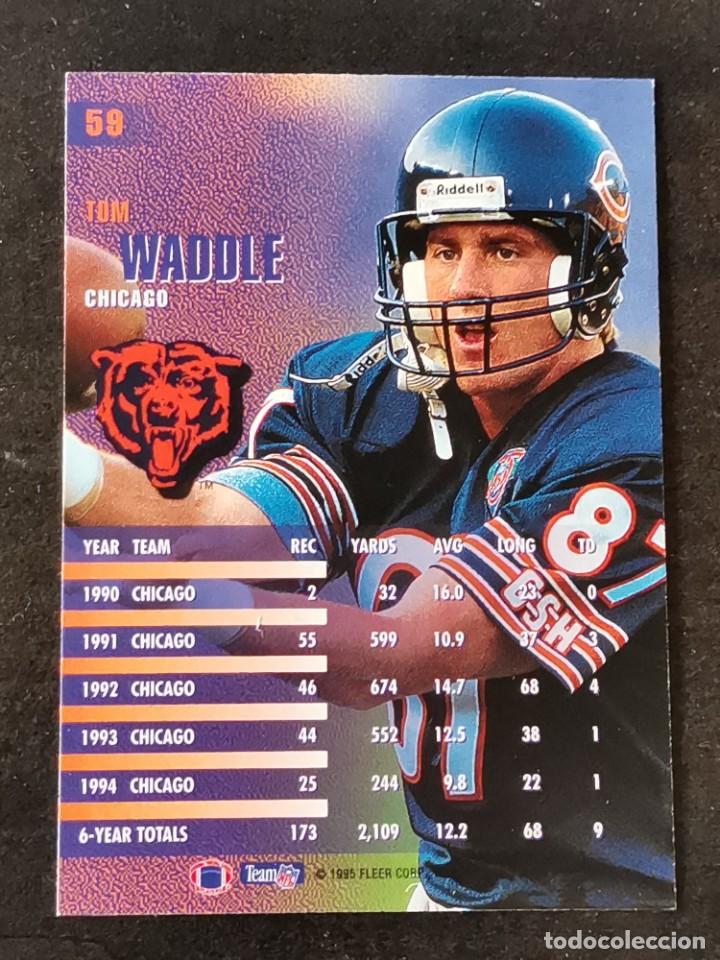 fleer football 1995 #59 tom waddle chicago bear - Buy Collectible