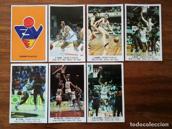 Sammelleidenschaft Sport: FORUM FILATELICO VALLADOLID - 7 cromos diferentes y nuevos de BALONCESTO 88 MERCHANTE 87/88 1987/88